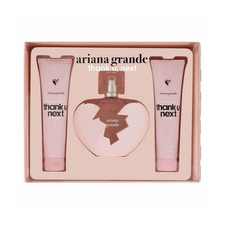 ARIANA GRANDE THANK U NEXT 3.4oz EDP L + 3.4BODY LOTION + 3.4oz SHOWER GEL
