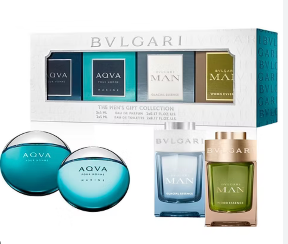 Mini Set Bvlgari 4X5Ml Edt-Edp M - 0.17 oz