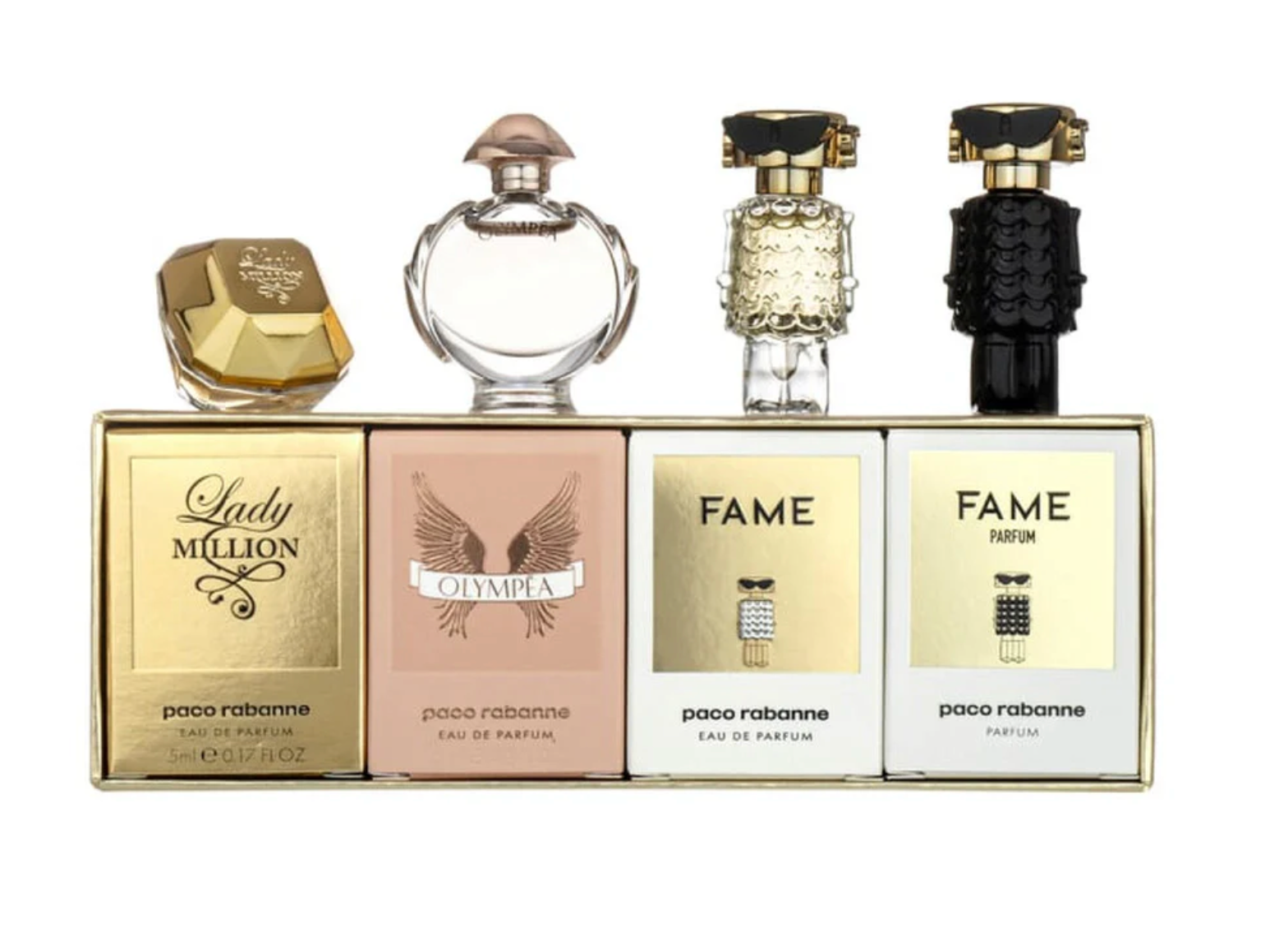 Paco Rabanne Mini 4x 0.17oz Women Spray