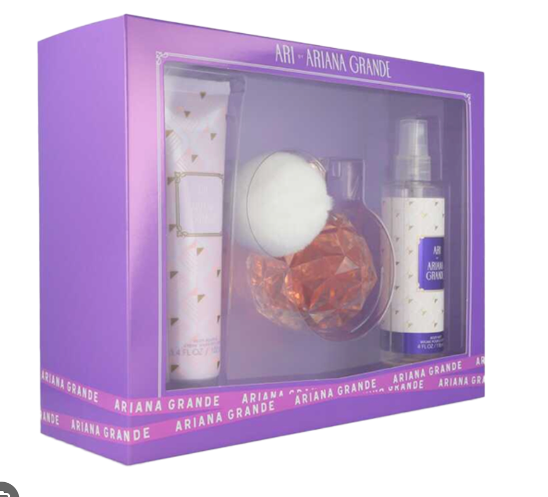 ARIANA GRANDE ARI 3.4 oz EDP L + 4.0 BODY MIST + 3.4 B/C