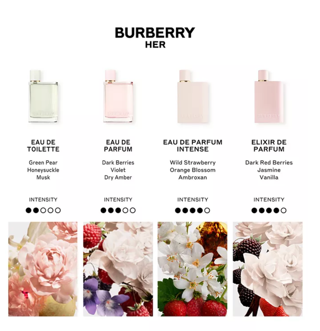 Burberry Her Intense EDP 3.4 oz (Women)