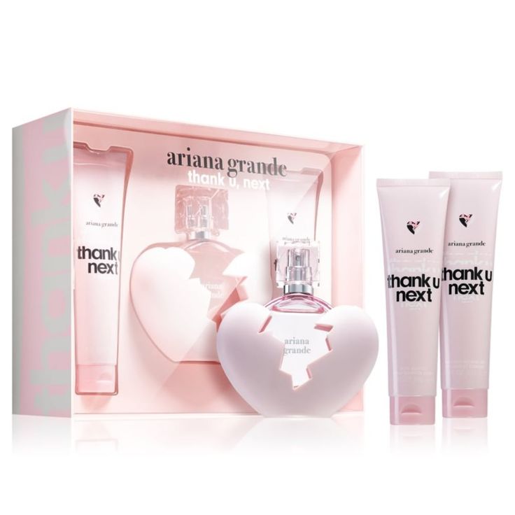 ARIANA GRANDE THANK U NEXT 3.4oz EDP L + 3.4BODY LOTION + 3.4oz SHOWER GEL