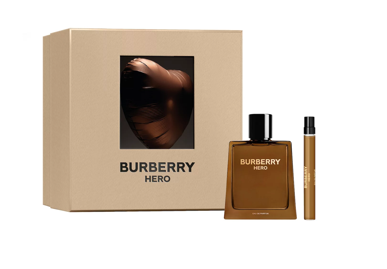 Set Burberry Hero 3.4 Edp M + 10Ml EDP 3.4 oz