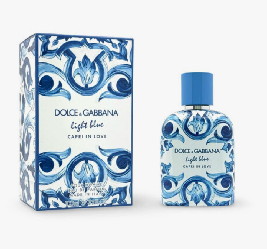 DOLCE & GABBANA LIGTH  BLUE LOVE  IN CAPRI 3.4 oz EDP