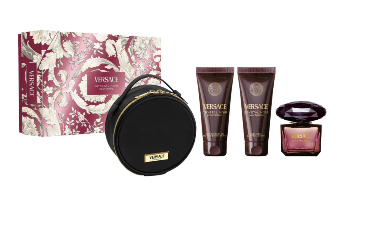 Versace Crystal Noir 4-Piece Set 3.0oz Women EDP