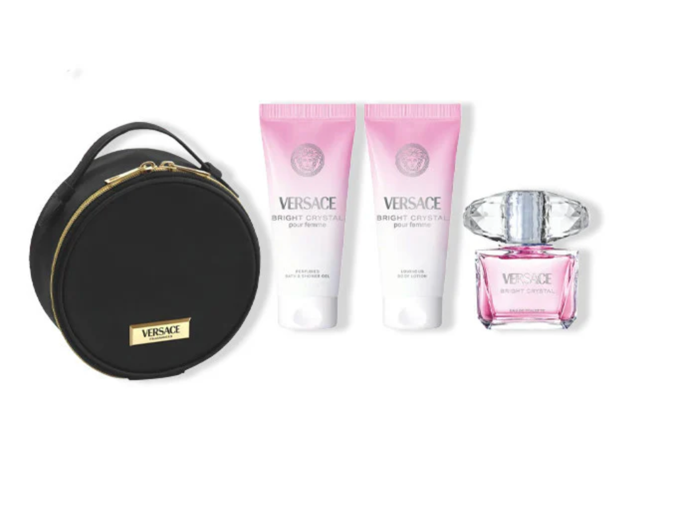 Versace Bright Crystal 4-Piece Set 3.0oz EDT