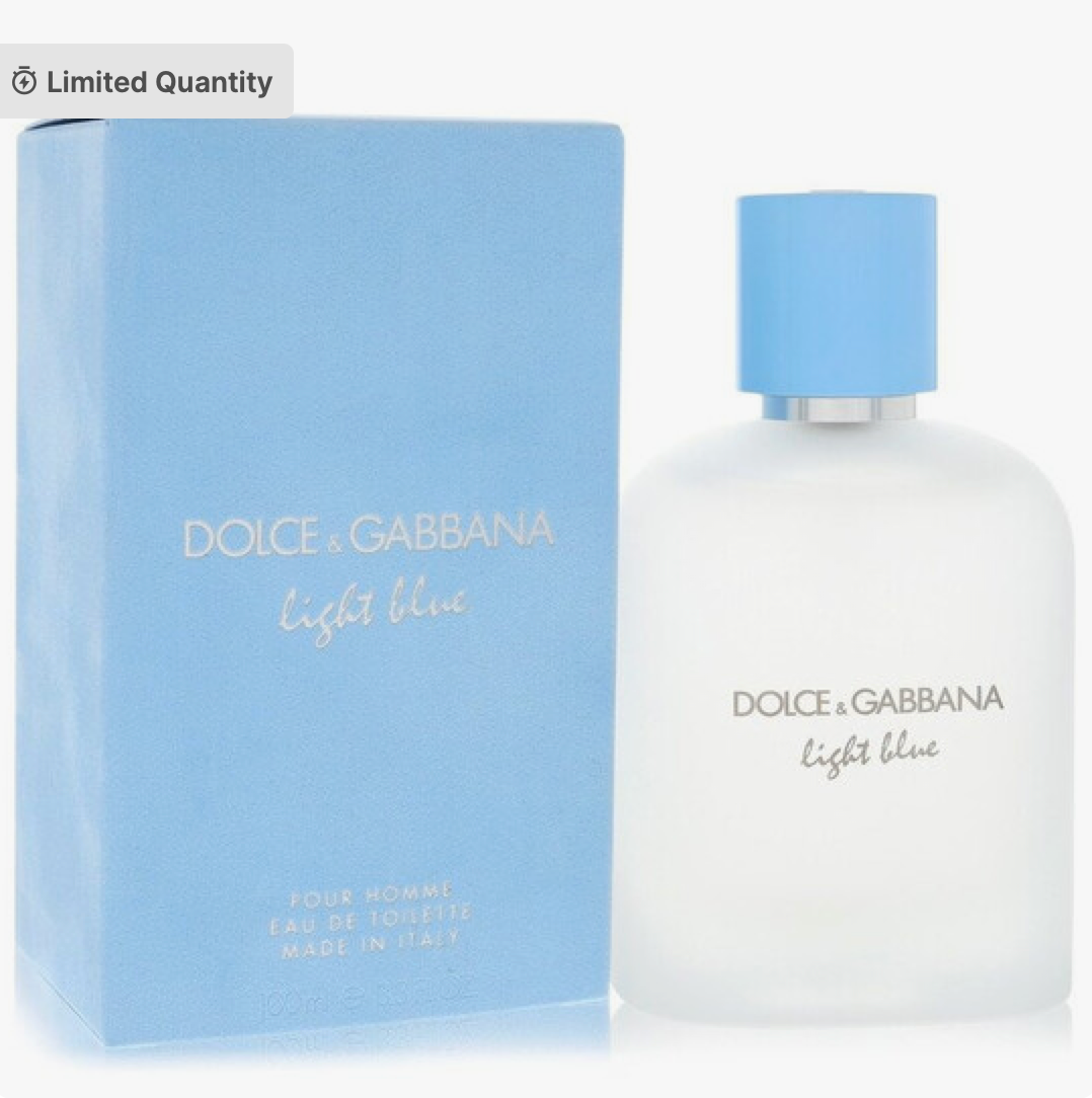 DOLCE & GABBANA LIGTH  BLUE  EDT -Man