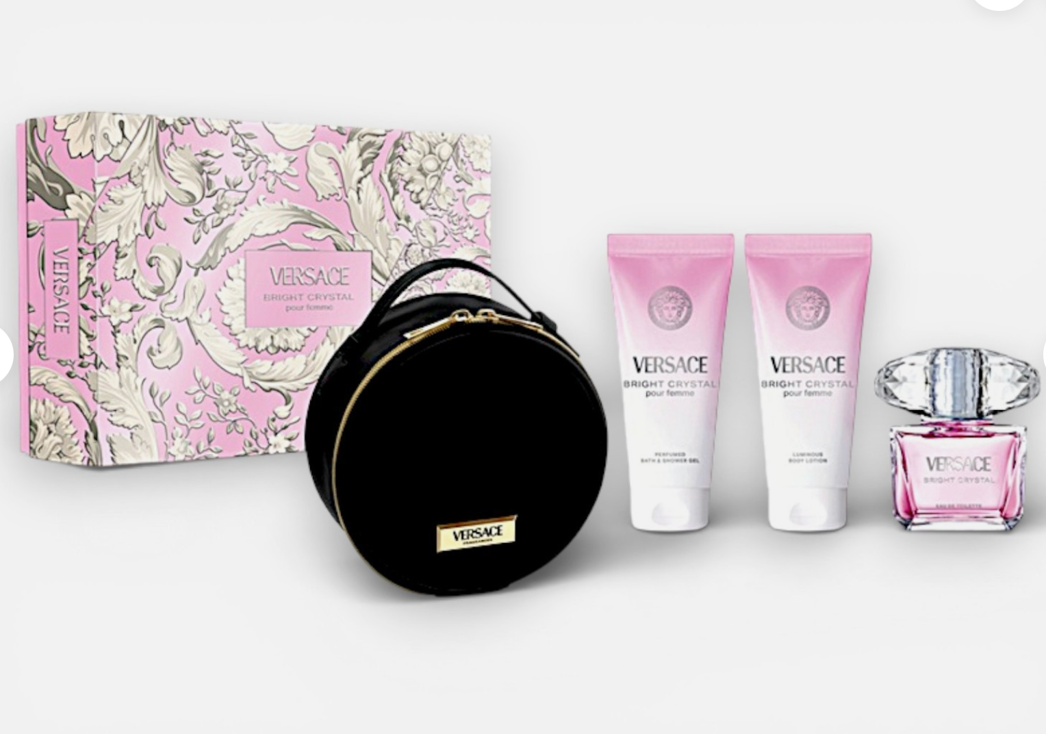 Versace Bright Crystal 4-Piece Set 3.0oz EDT